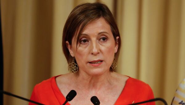 Carme Forcadell, expresidenta del Parlamento de Cataluña - Sputnik Mundo