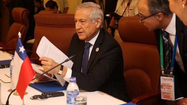 Heraldo Muñoz, el ministro de Exteriores de Chile durante la cumbre de la APEC - Sputnik Mundo