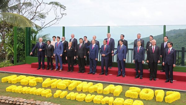 Los líderes de los países integrantes de APEC - Sputnik Mundo