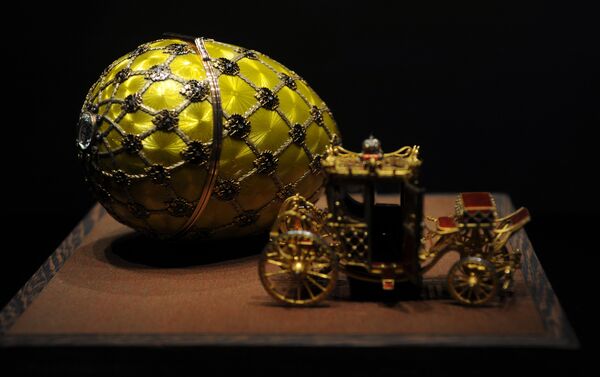 Huevo de la coronación, el taller de joyería de Fabergé - Sputnik Mundo