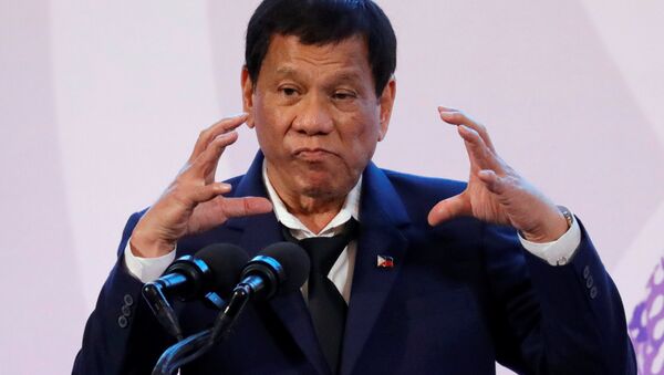 Rodrigo Duterte, el presidente de Filipinas (archivo) - Sputnik Mundo