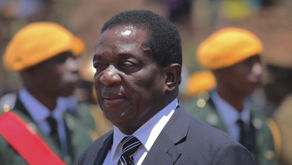 Emmerson Mnangagwa, presidente de Zimbabue (archivo) - Sputnik Mundo