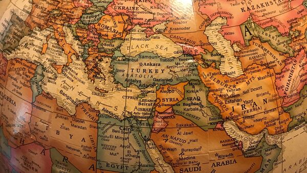 Mapa de Oriente Medio - Sputnik Mundo
