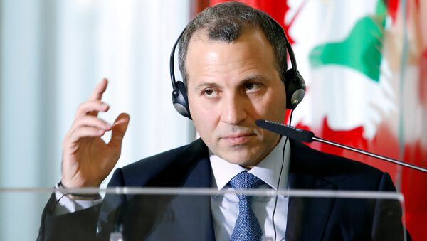 Gebran Bassil, ministro libanés de Exteriores - Sputnik Mundo