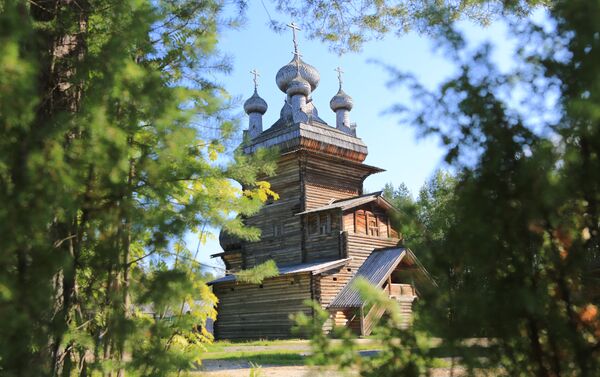 Museo Malie Koreli de arquitectura de madera, en Arjánguelsk - Sputnik Mundo
