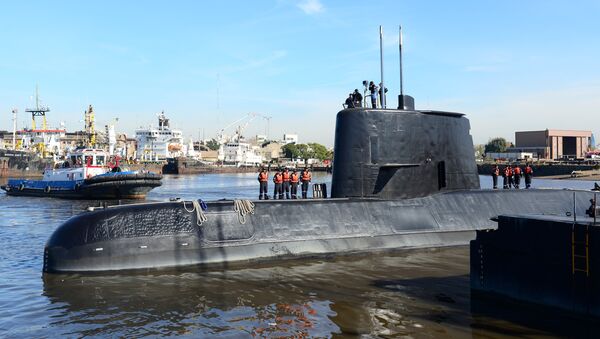 El submarino ARA San Juan (archivo) - Sputnik Mundo