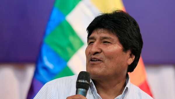 El presidente de Bolivia, Evo Morales, durante la apertura del IV Foro de Países Exportadores de Gas - Sputnik Mundo