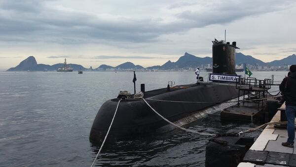 Un submarino de la Armada de Brasil (imagen referencial) - Sputnik Mundo