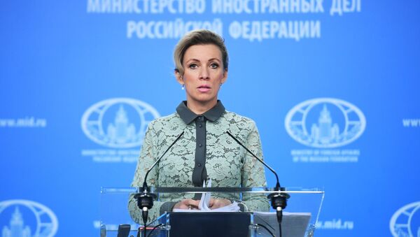 María Zajárova, la portavoz de la Cancillería rusa - Sputnik Mundo