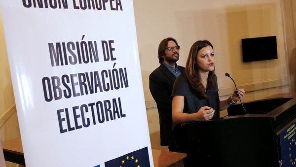 Marisa Matías, la jefa de la Misión de Observación Electoral de la Unión Europea - Sputnik Mundo