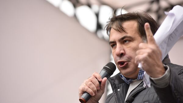 Mijaíl Saakashvili, expresidente de Georgia y exgobernador de la región ucraniana de Odesa en Kiev - Sputnik Mundo