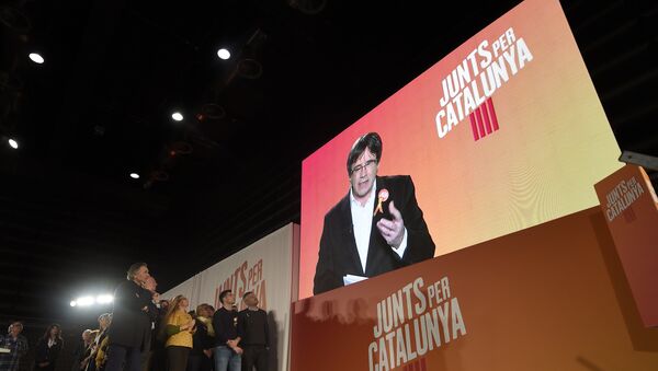 Carles Puigdemont, el expresidente del Gobierno catalán - Sputnik Mundo