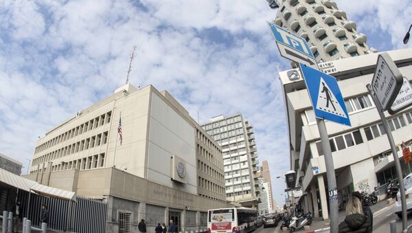 La embajada de EEUU en Tel Aviv, Israel - Sputnik Mundo