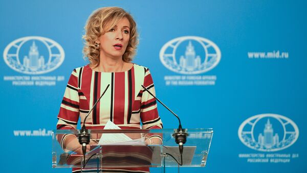 María Zajárova, la portavoz del Ministerio de Exteriores de Rusia - Sputnik Mundo