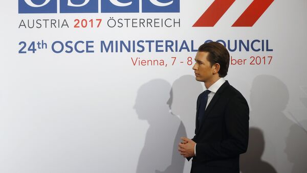 El ministro de Exteriores austriaco, Sebastian Kurz - Sputnik Mundo