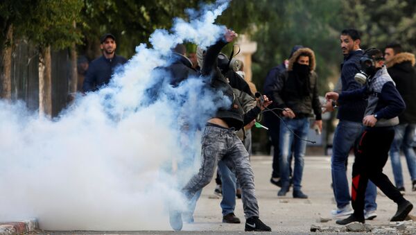 Disturbios en Belén, Cisjordania - Sputnik Mundo