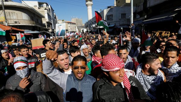 Protestas en Palestina - Sputnik Mundo