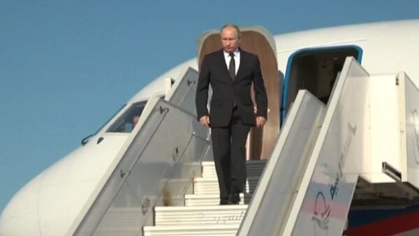 Putin llega a la base rusa en Siria - Sputnik Mundo
