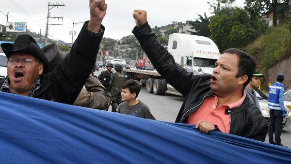 Protestas de Honduras - Sputnik Mundo