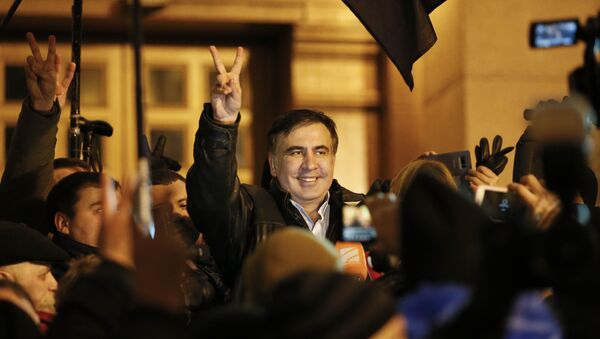 Mijaíl Saakashvili, expresidente de Georgia, en Kiev - Sputnik Mundo