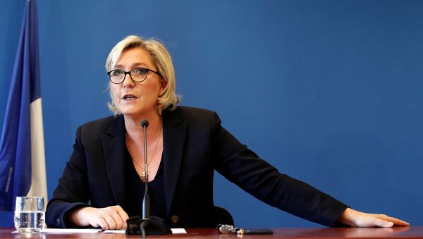 Marine Le Pen, líder de la extrema derecha francesa - Sputnik Mundo