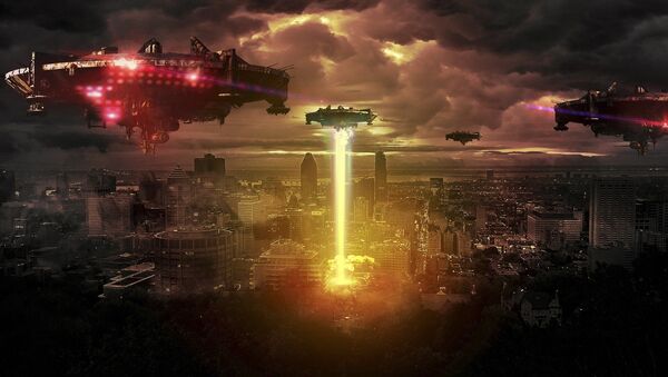 Invasión extraterrestre (ilustración) - Sputnik Mundo