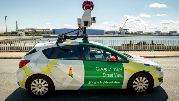 Un automóvil de Google Street View - Sputnik Mundo