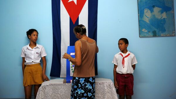 Un colegio electoral en La Habana, archivo - Sputnik Mundo