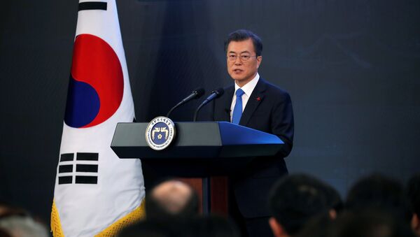 Moon Jae-in, presidente de Corea del Sur - Sputnik Mundo