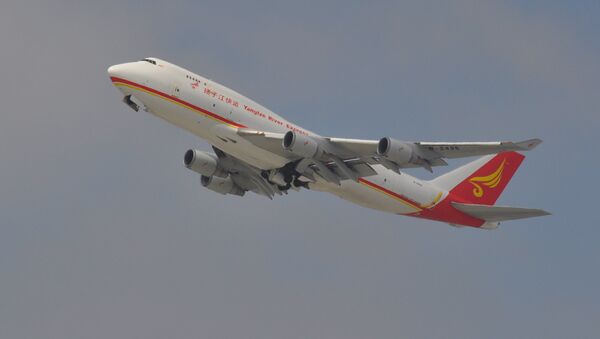 Un Boeing-747 (imagen referencial) - Sputnik Mundo