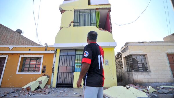 Las consecuencias del terremoto en Perú - Sputnik Mundo