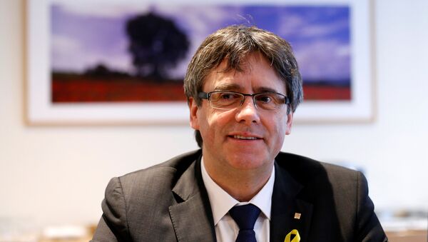 Carles Puigdemont, el presidente del Gobierno catalán cesado - Sputnik Mundo