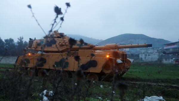 Ejército de Turquía en la frontera con Siria - Sputnik Mundo