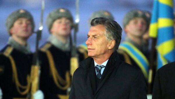 Mauricio Macri, presidente de Argentina, llega a Rusia - Sputnik Mundo