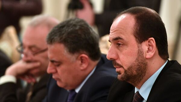 Naser Hariri, el líder de la opositora Comisión Siria - Sputnik Mundo