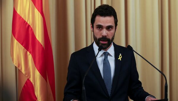 Roger Torrent, nuevo presidente del Parlamento de Cataluña - Sputnik Mundo