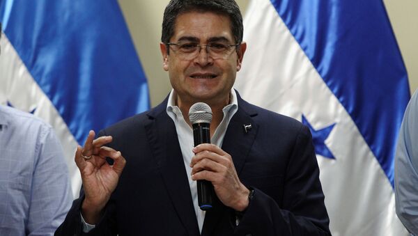 Juan Orlando Hernández, presidente de Honduras - Sputnik Mundo