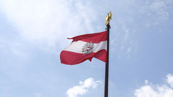 Bandera de Austria (archivo) - Sputnik Mundo