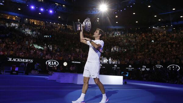 Roger Federer se proclama campeón del Open de Australia 2018 - Sputnik Mundo