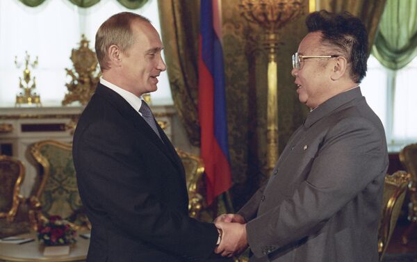 La visita de Kim Jong-il a Moscú, 2001 - Sputnik Mundo