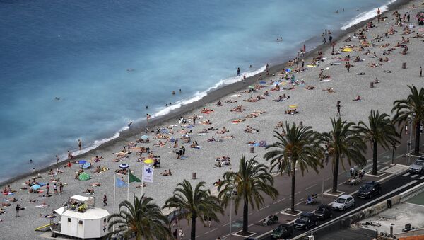 Playa de Niza, Francia (archivo) - Sputnik Mundo