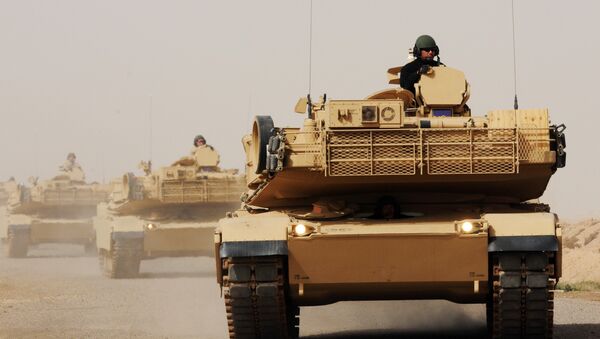 Tanques M1A1 Abrams en Irak - Sputnik Mundo