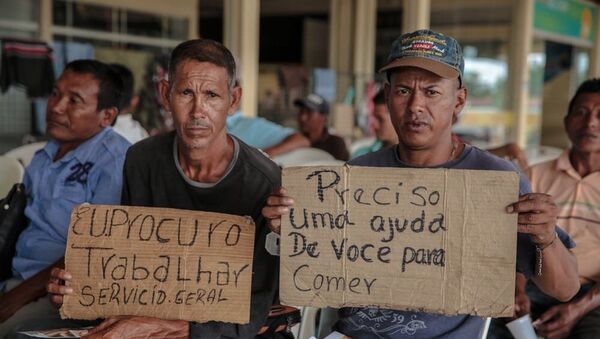 Los migrantes venezolanos en Brasil - Sputnik Mundo