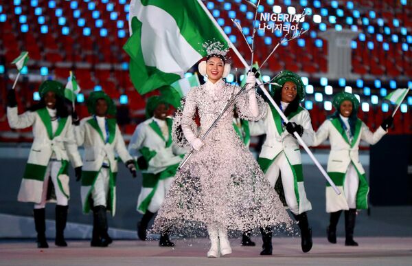 La espectacular inauguración de los JJOO en Pyeongchang - Sputnik Mundo