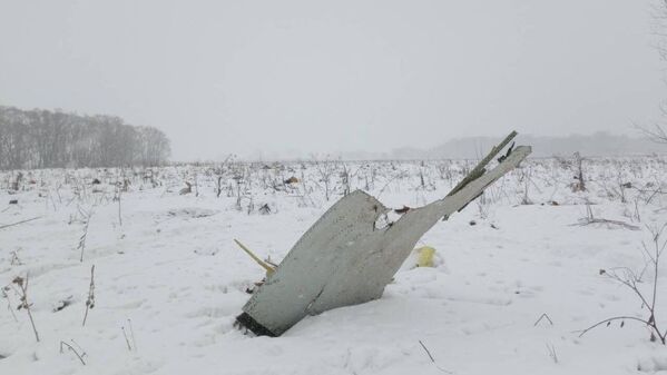 Las tareas de búsqueda a las afueras de Moscú donde se estrelló el An-148 - Sputnik Mundo
