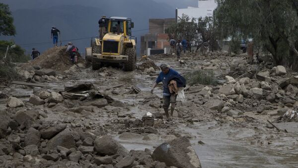 Inundaciones en Bolivia (archivo) - Sputnik Mundo