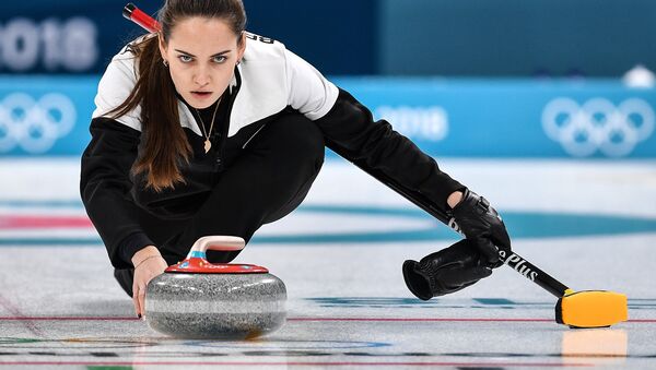 La jugadora de curling rusa Anastasia Brizgálova - Sputnik Mundo