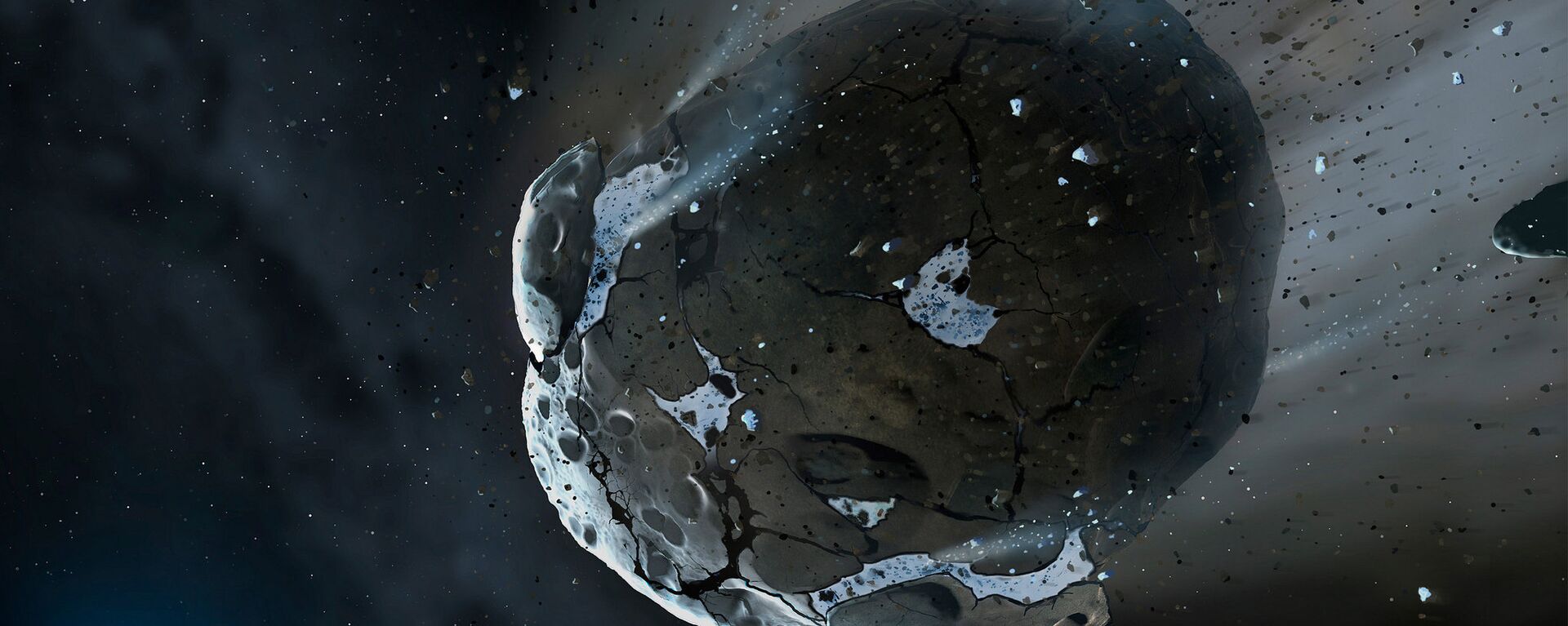 Un asteroide, imagen de un artista - Sputnik Mundo, 1920, 05.11.2021
