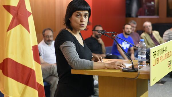 Anna Gabriel, la exdiputada catalana de la Candidatura d'Unitat Popular (CUP) - Sputnik Mundo