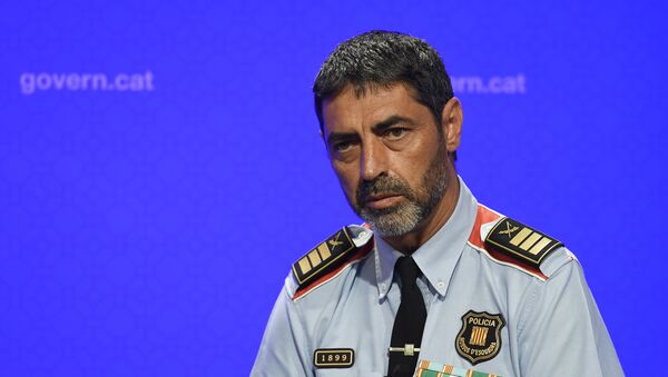 El comisario jefe de la Policía catalana, Josep Lluís Trapero - Sputnik Mundo